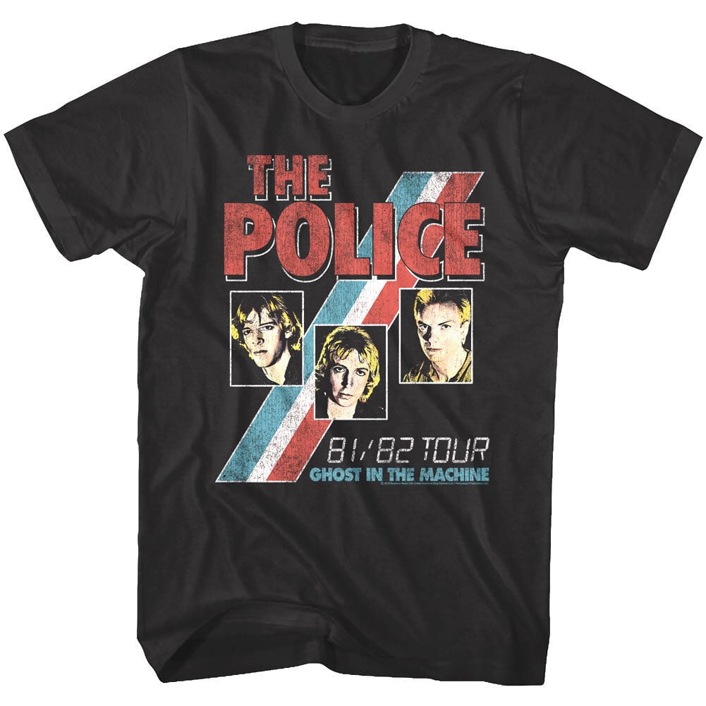 Sting & The Police Ghost in the Machine Tour 198182 Mens T Shirt Rock