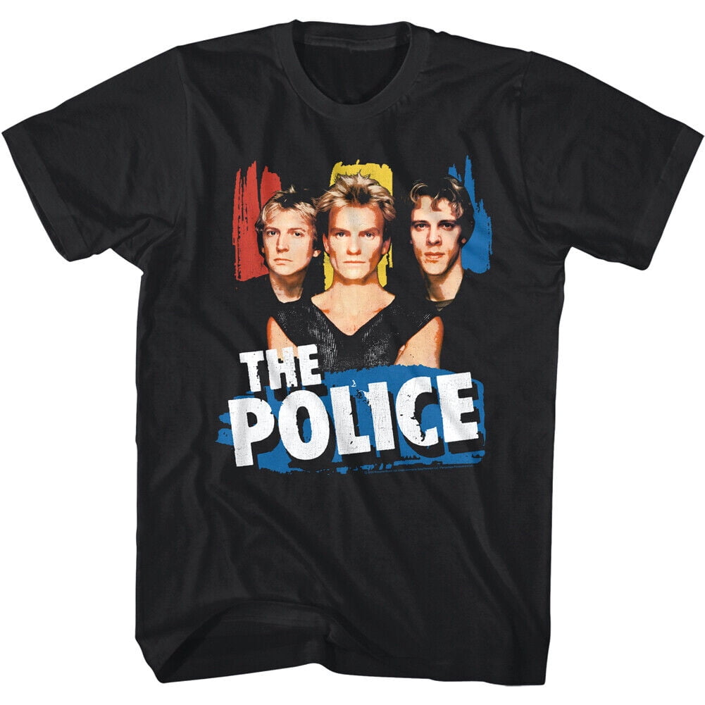 Sting & The Police Greatest Hits Album Cover Mens T Shirt Rock Band
