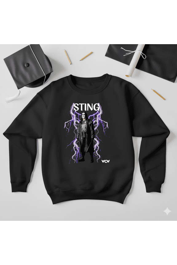 Sting WWE WCW Wrestling Icon Legend Vintage Sports Fan Sweatshirt V50147, up to size 5XL