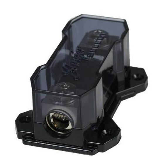 Stinger ANL Fuse Holder 1/0 or 4 Gauge In/Out Satin Finish Car Audio SSFANL