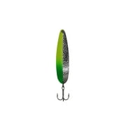 Stinger Advance Tackle Mongoose Sting Fishing Spoon Lure, Silver/Yellow, 3 3/4"