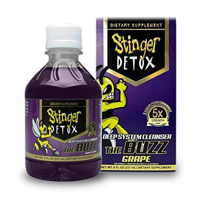 Stinger Detox The Buzz 5X Strength Grape 8 fl oz