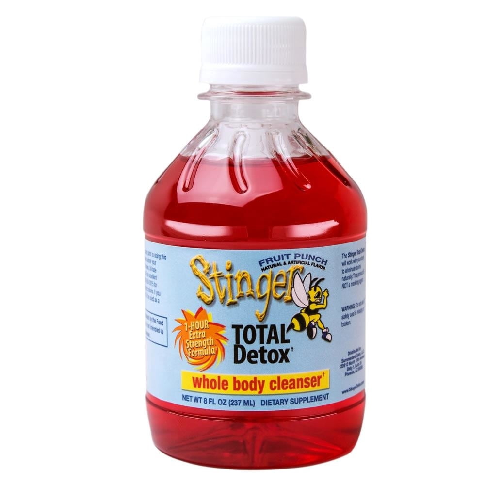 Stinger Detox Whole Body Cleanser 1 Hour Extra Strength Drink Fruit Punch 8 OZ