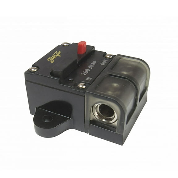 Stinger Electronics SGP90250, 250 Amps Black Circuit Breaker