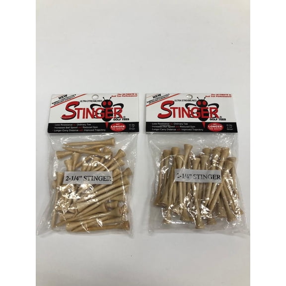 Stinger Golf Tee 3 1/4" Pro XL (100 Pk) Ultra Streamlined Golf NEW