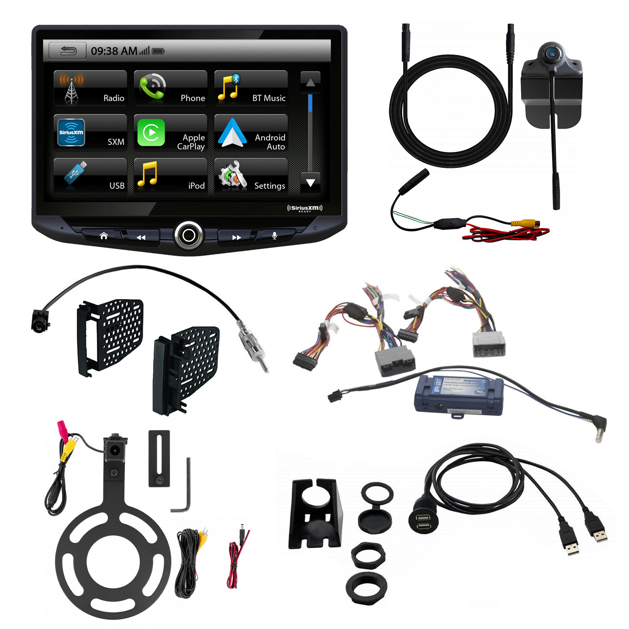 Stinger Made For Wrangler JK (20112018) Radio Replacement Kit