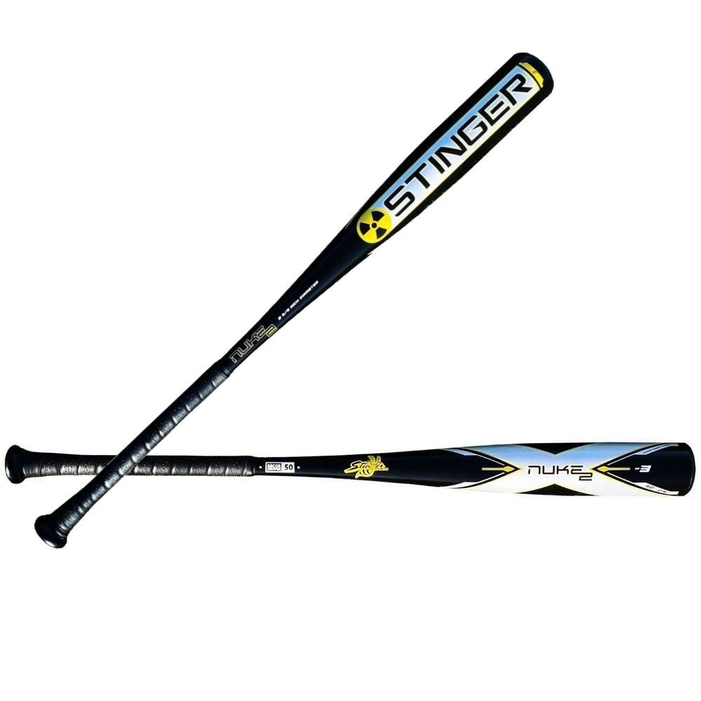 Batte De Baseball Stinger Nuke édition Spéciale - 32 Pouces / 29 Oz, Alliage Métallique Argenté Pour Adulte