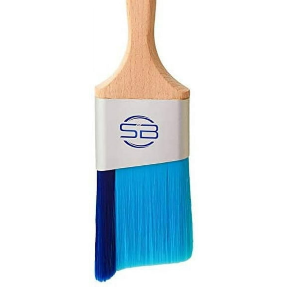 Stinger Pro Professional 2.5 Inch Exterior Brush, Angle Brush for Cutting in, Edges, Trim, and Walls