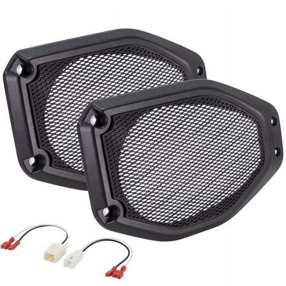 Stinger STXJLSBA 2018- 2022 Wrangler - Gladiator JL / JT Rear Universal Speaker Adaptors with Grilles 6.5 or 6X9