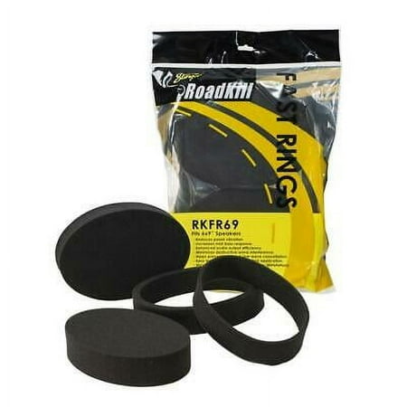 Stinger - RoadKill Universal Fast Rings Kit for 6” x 9” Speakers - Black