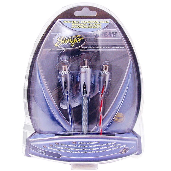 Stinger SDMY2F Dream Series Car Audio Y Adaptor Female-Female Interconnect Cable