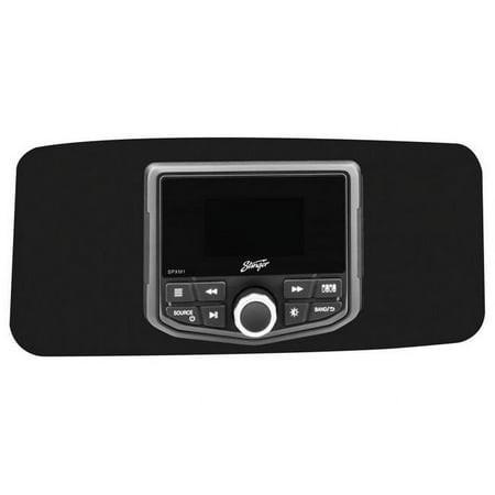 Stinger - Replacement Trim Plate for Most 3" Marine Radios - Black