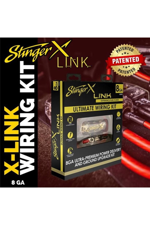Stinger SGRX2K81 8 Gauge X-Series Wiring Kit