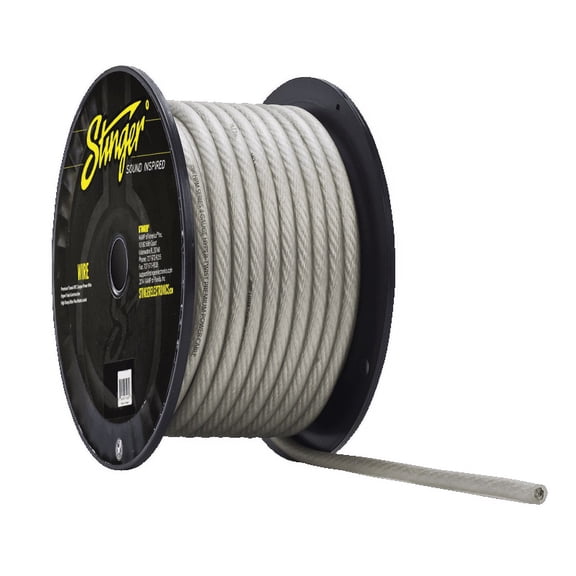 Stinger SHW14C - 4GA POWER WIRE: CLEAR - 100 ft.