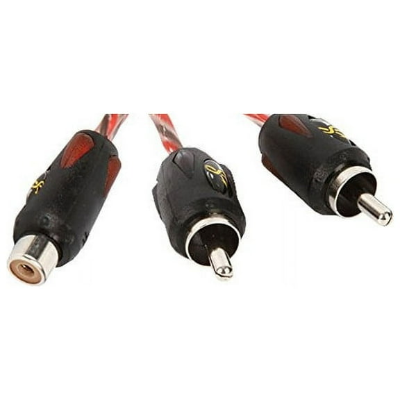 Stinger SI42YM - 2-MALE AND 1-FEMALE Y ADAPTER TWISTED PAIR INTERCONNECT
