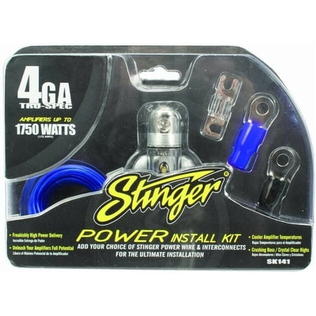 Stinger SK141 Power Install Kit 4GA Up To 1000 Watts Or 100 Amps