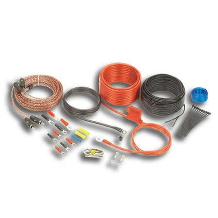 Stinger - 4000 Series 10GA Complete Amplifier Wiring Kit for Car Audio Systems up to 300W/30A - Red