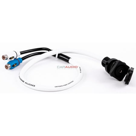 Stinger - 1.7’ Marine Series 3.5mm to Stereo Audio RCA Cable - Multi