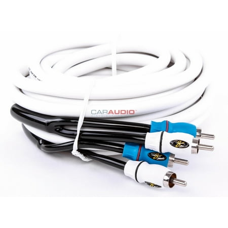 Stinger - Marine Series 19.7' Audio RCA Cable - Blue/White