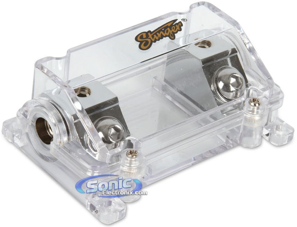 Stinger SPD5202 Inline ANL Fuse Holder (1) 4 Gauge Input (1) 4 Gauge