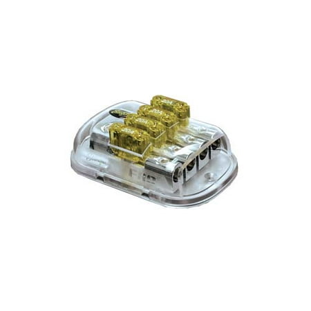 Stinger - MAXI 4-Position Fused Distribution Block - Shoc-Krome