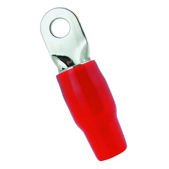 Stinger SPT5101R PRO Series 1/0 Gauge 5/16" Red Boot Ring Terminal 25 Pack