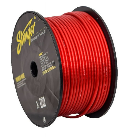 Stinger SPW18TR - 8GA PRO POWER WIRE: RED 250 ft.