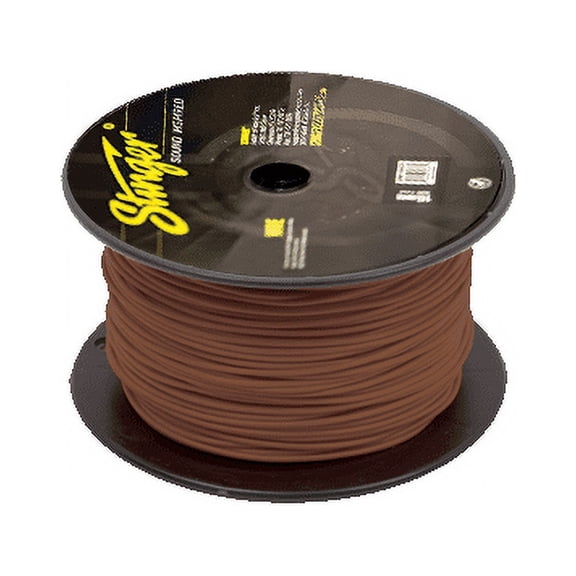 Stinger SPW318BR - 18GA PRO PRIMARY WIRE: BROWN - 500 ft.
