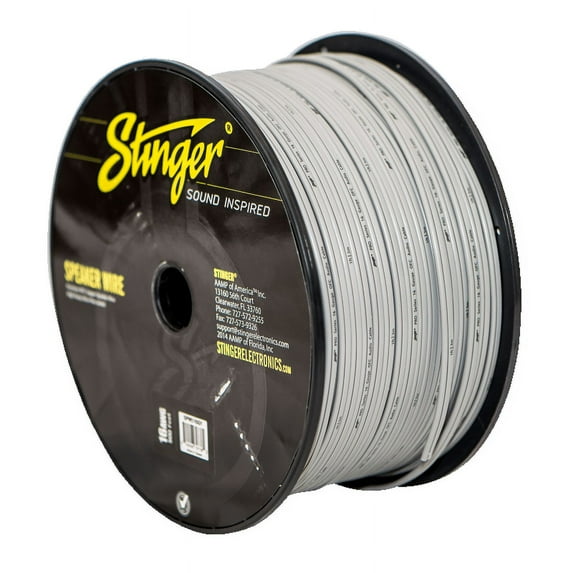 Stinger SPW516WH - 16GA PRO SPEAKER WIRE: WHITE - 500 FT.
