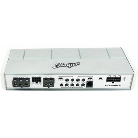 Stinger - Micro 5-Channel 1000W Marine and Powersports Amplifier - Silver