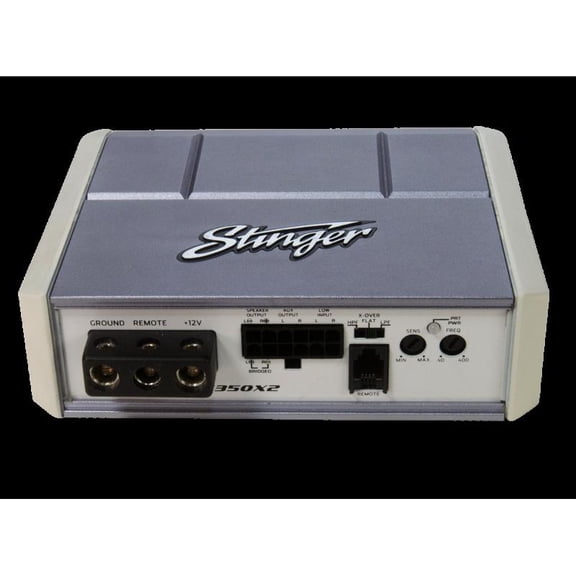 Stinger SPX350X2 350 W Max 2-Channel Class D Marine Grade Powersports Amplifier