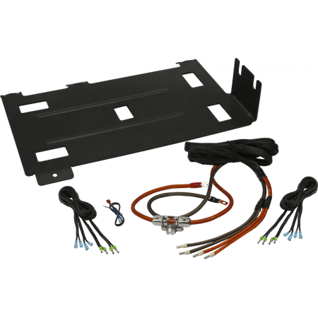 Stinger - 2/4 Channel Universal Amplifier Installation Kit for Select 2014+ Polaris RZR Off-Road Vehicles - Black