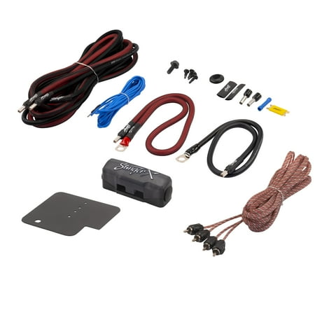 Stinger - 2-Channel 8GA Under-Seat Amplifier Wiring Kit for Select Jeep Wrangler and Gladiator Vehicles - Multi