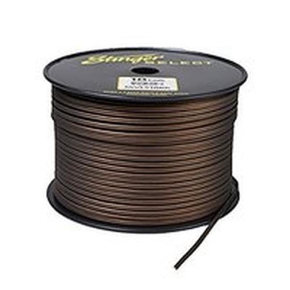 Stinger Select SSVLS18BK 1000 ft. 18 Gauge CCA Matte Black Speaker Wire