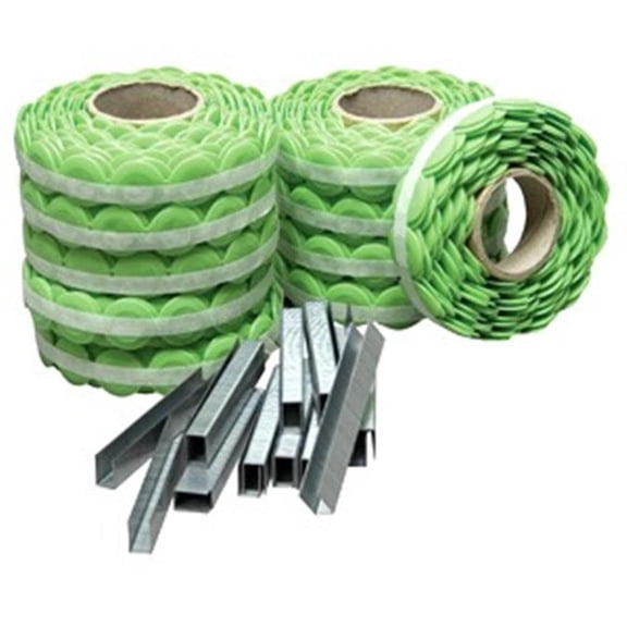 Stinger (2.016M) 3/8 In. Staple Pack With 1 In. Plastic Caps 2016 Caps And Staples/box