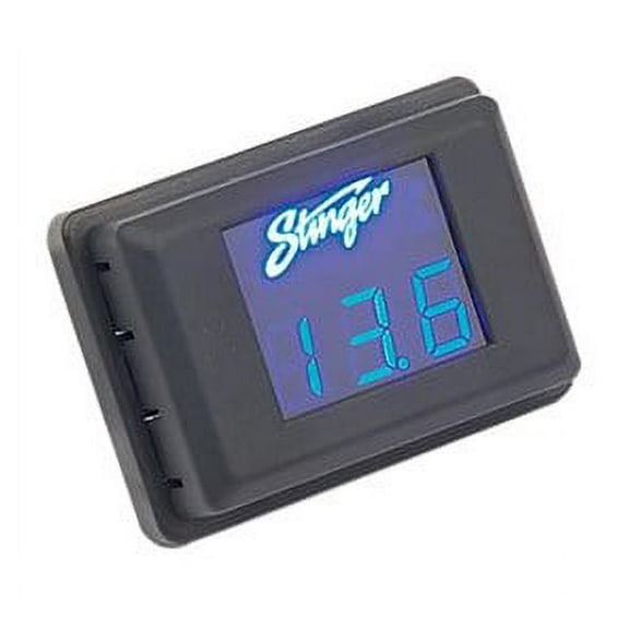 Stinger Voltage Meter with Blue LED Display Stinger Svmb Voltage Gauge blue Display
