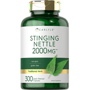 Stinging Nettle Leaf Extract | 2000mg | 300 Capsules for Men and Women | by Carlyle