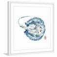 thumbnail image 1 of Stingray Blue Framed Painting Print, 1 of 5