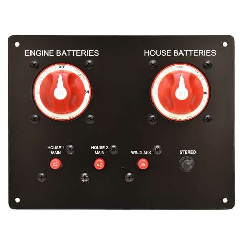 Stingray Boat Battery Breaker Switch Panel 240-07205-P | 273CC