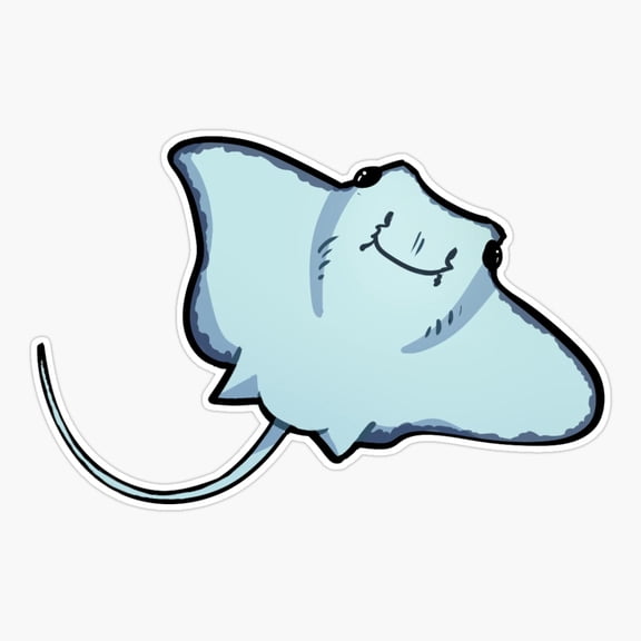 Stingray Ocean Wildlife Design Sticker