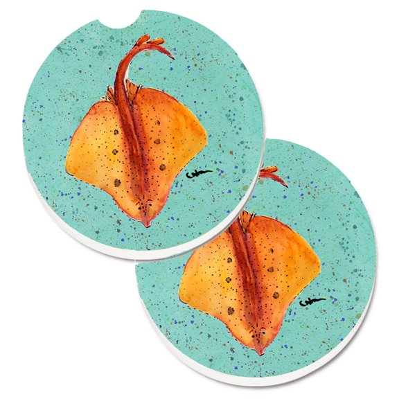 Stingray Set of 2 Cup Holder Car Coasters