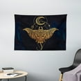thumbnail image 1 of Stingray Tapestry, Sea Ocean Animal Creature with Detailed Art Geometric Patterns Print, Wide Wall Hanging for Bedroom Living Room Dorm, 60" X 40", Petrol Blue, by Ambesonne, 1 of 1