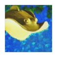 thumbnail image 1 of Stingray in Monochrome - Canvas, 1 of 10