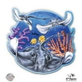 thumbnail image 1 of Stingrays - 3" Vinyl Sticker - For Car Laptop I-Pad Phone Helmet Hard Hat - Waterproof Decal, 1 of 2