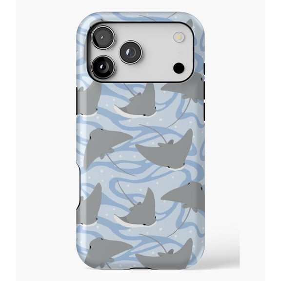 Stingrays - Cownose Ray - Sticker Pack M3352, Protective Case for iPhone 17 16 15 14 13 12 11 Pro Max – Modern Unisex Style