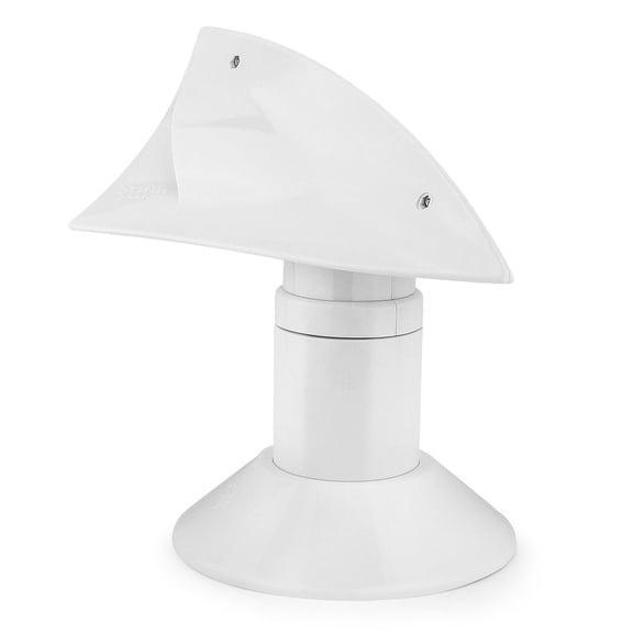 RV Plumbing Vent Cap - Swiveling Camper Sewer Vent Cap - Fits  1.5" Pipe (White)