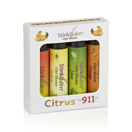 StinkBalm Odor Blocker Citrus 911 4 Pack