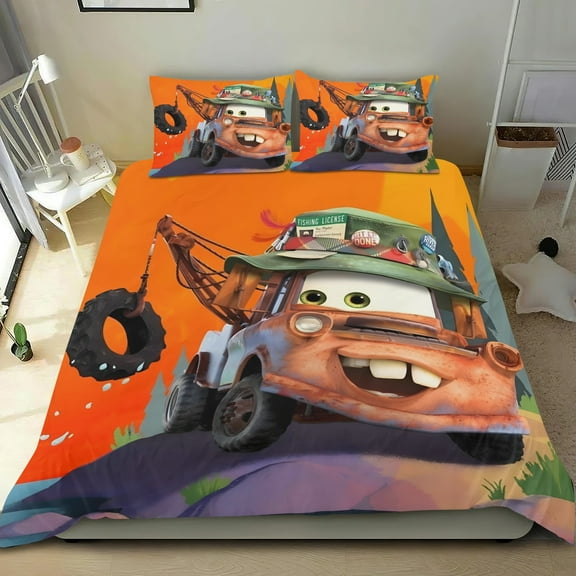 Stinky & Dirty Themed Bed Sheet Set Three Piece Set 53x79 Inches Comfortable And Skin Friendly Unique Design Creating A Star Studded Night