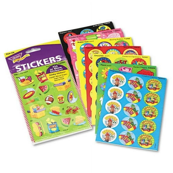 Stinky Stickers Variety Pack, Sweet Scents, Assorted Colors, 483/pack | Bundle of 2 Packs