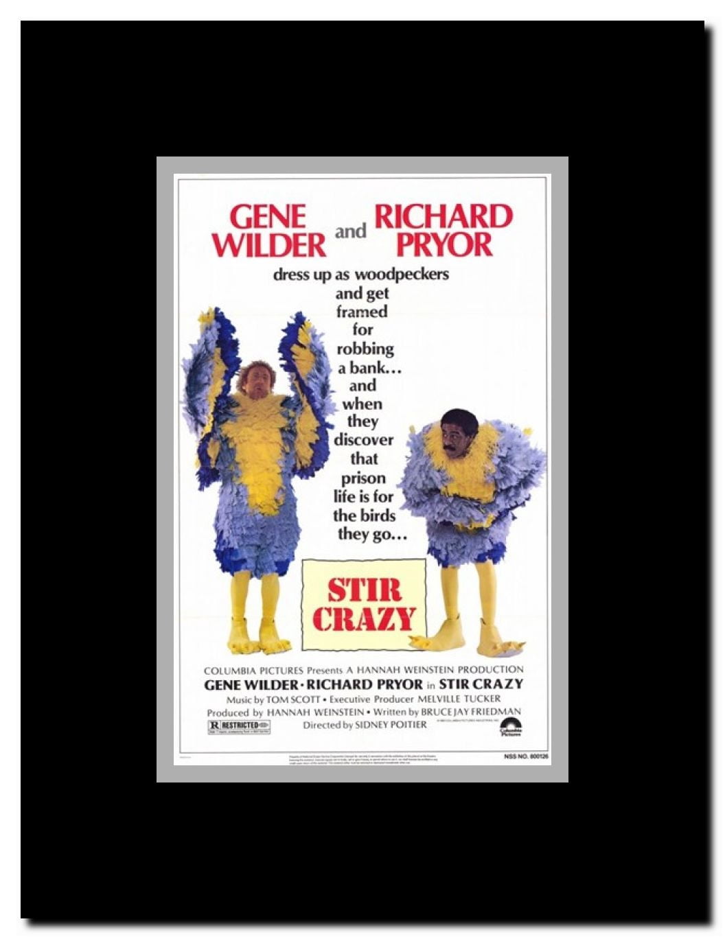Stir Crazy Framed Movie Poster